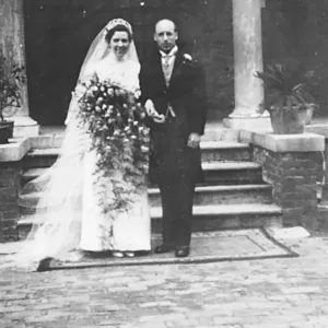 Eric Liddell and Florence Mackenzie Wedding Day Print, 1934 Eric Liddell and Florence Mackenzie Wedding Day Print, 1934