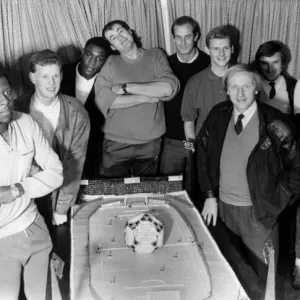 Athlete Steve Cram An injured Steve Cram, pictured with the stars of Athlete Steve Cram An injured Steve Cram, pictured with the stars of
