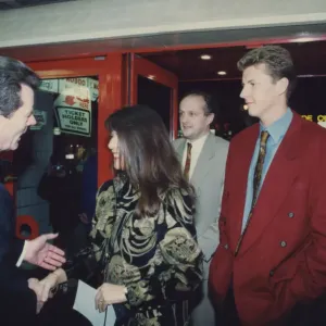Athlete Steve Cram Steve Cram arrives at the Odeon Cinema in Newcastle with Athlete Steve Cram Steve Cram arrives at the Odeon Cinema in Newcastle with