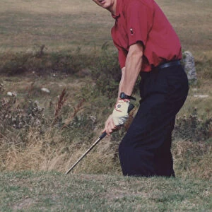 Athlete Steve Cram Steve Cram playing golf at Whitburn Golf Course 22