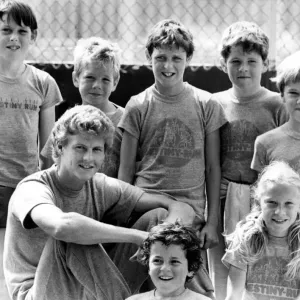 Athlete Steve Cram Steve Cram spends a day coaching the youngsters who will Athlete Steve Cram Steve Cram spends a day coaching the youngsters who will