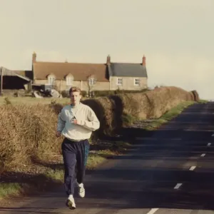 Athlete Steve Cram Steve Cram in training 1 May 1990 circa Athlete Steve Cram Steve Cram in training 1 May 1990 circa