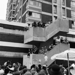 Atmosphere at the Notting Hill Carnival. 29th August 1976 Atmosphere at the Notting Hill Carnival. 29th August 1976