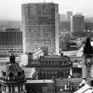 ATV Centre, Alpha Tower Print, Birmingham circa 1975