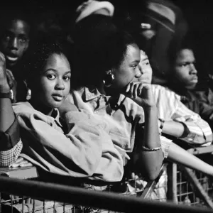 The audience at the Beastie Boys concert at Brixton Academy, London. 24th May 1987 The audience at the Beastie Boys concert at Brixton Academy, London. 24th May 1987