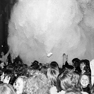 The audience at Rolling Stone concert at the Lyceum, London. 21 December 1969