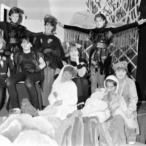 Audiences at the latest production by young Colne Valley High School pupils face a tall Audiences at the latest production by young Colne Valley High School pupils face a tall