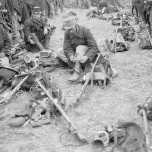 August 12 1914 near Haelen a patrol of the Belgian 4th infantry brigade resting in a