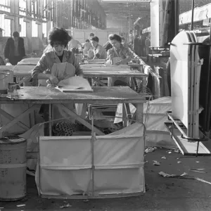 The Austin Mini production line at Longbridge. 10th March 1963 The Austin Mini production line at Longbridge. 10th March 1963