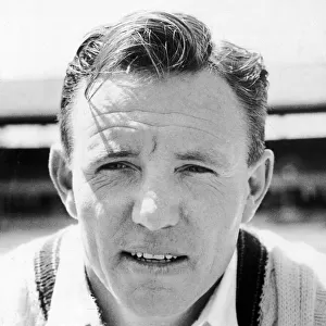 Australian fast bowler Ray Lindwall. c. 1955 Local Caption watsccan