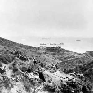 Australian Troops Landing Print - Dardanelles Operation 1915 Australian Troops Landing Print - Dardanelles Operation 1915