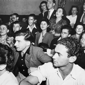 The Austrian youth group in London having a sing along during the Second World War The Austrian youth group in London having a sing along during the Second World War