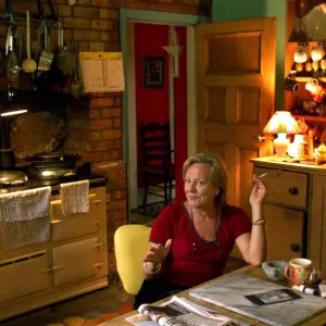 Author Sue Townsend in her house in Leicester - July 1999 Author Sue Townsend in her house in Leicester - July 1999