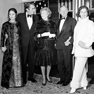 Ava Gardner with Gregory Peck, his wife and friends - January 1970 Arriving