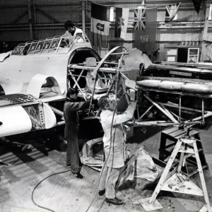 RAF St Athan Print - Rebuilding a 1940 Farey Battle RAF St Athan Print - Rebuilding a 1940 Farey Battle