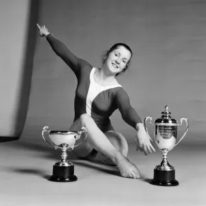 Avril Lennox, British Gymnast, who won the Daily Mirror Champions Cup in January