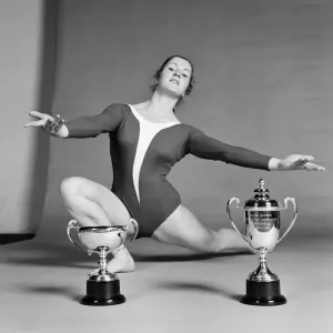 Avril Lennox, British Gymnast, who won the Daily Mirror Champions Cup in January