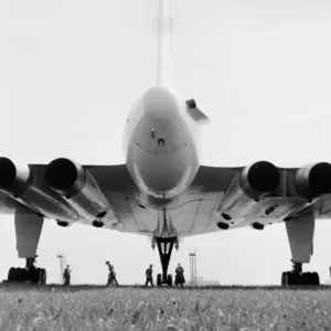 Avro Vulcan at Dispersal, RAF Scampton, 11 May 1961 Print
