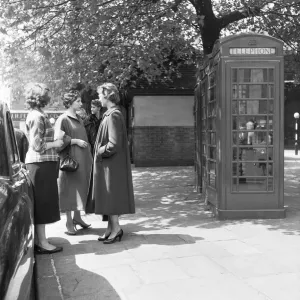 Awaiting Their Turn: A Vintage Print, 2nd June 1955