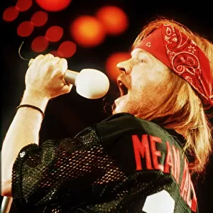 Axl Rose of Guns N Roses on stage at the The Freddie Mercury Tribute Concert for AIDS