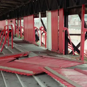 Ayresome Park, the home of Middlesbrough F. C which is due to be demolished following
