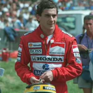 AYRTON SENNA Print - 1989 Formula 1 British Grand Prix at Silverstone AYRTON SENNA Print - 1989 Formula 1 British Grand Prix at Silverstone