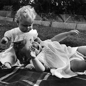 Babies at play 12th September 1950