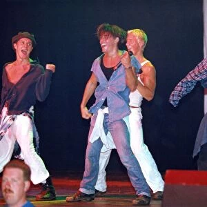 Bad Boys Inc perform at the Whitley Bay Ice Rink. 29 / 08 / 94