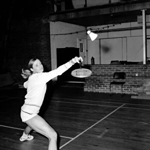 Badminton. Champion. Gillian Gilks. March 1975 75-01482-002