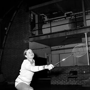 Badminton. Champion. Gillian Gilks. March 1975 75-01482-001
