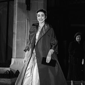 Ballerina Margot Fonteyn in the Dior gown she wore for her wedding 1955 Fame