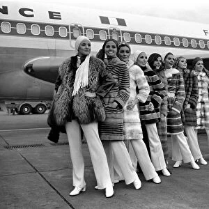 Ten ballerinas arrived at Heathrow today from Paris. They are from the Norbert Schmutt