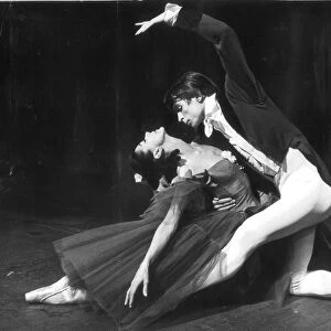 Ballet dancers Rudolf Nureyev and Margot Fonteyn rehearsing Marguerite