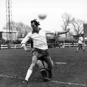 Banbury United v Barnet. 19th November 1972. Tony Jacques Banbury Footballer
