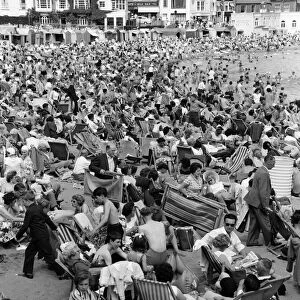 Bank holiday scenes in Broadstairs, Kent. 5th August 1962