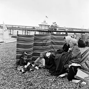 Bank holiday weekend scenes in Brighton, East Sussex. 4th August 1963