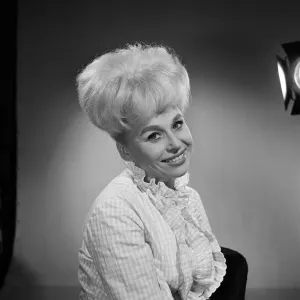 Barbara Windsor, actress and star of BBC TV Series, The Rag Trade