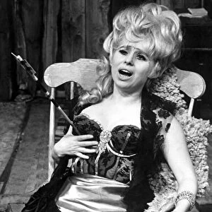 Barbara Windsor appearing at the Belgrade theatre, Coventry