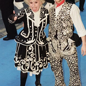Barbara Windsor with boyfriend Scott Harvey, dressed as a Pearly Queen and King