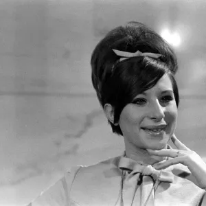 Barbra Streisand American actress and singer, Mar 1966 photographed in the Savoy Hotel in