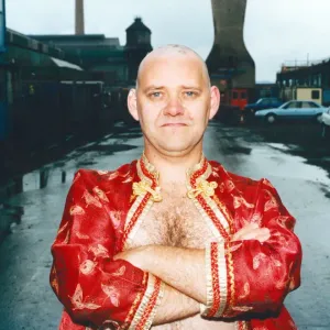 Barmy Steve Cooper's Charity Head Shave Print 1992