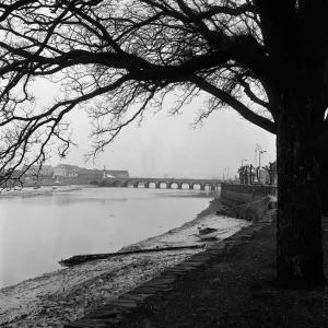 Barnstaple Long Bridge Print, North Devon, 9th January 1966