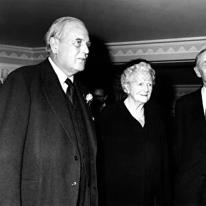 Baroness Spencer-Churchill ( Lady Churchill ), Mr Randolph Churchill (left