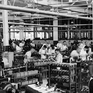 Barratt Shoe Ltd factory, Northampton. 13th October 1935