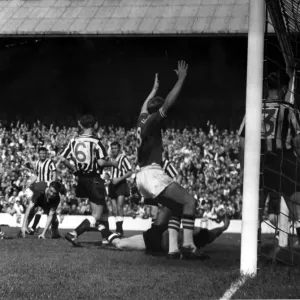 from Barrie Hole beats the Newcastle defence to score City from Barrie Hole beats the Newcastle defence to score City