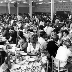 Barry Island Butlins Holiday Camp Dining Suite Print 1975