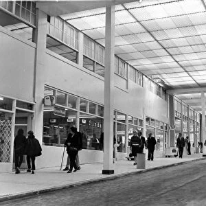 Barry Island - Butlins Holiday Camp - The main shopping arcade pictured just after it