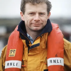 Barry lifeboat member Keith Carroll. 19th January 1998