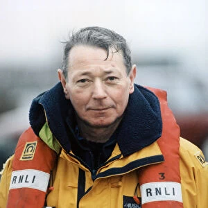 Barry lifeboat member Richie Tutton. 19th January 1998