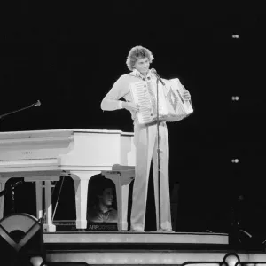 Barry Manilow Accordion Concert Print, Hartford Civic Center 1981 Barry Manilow Accordion Concert Print, Hartford Civic Center 1981